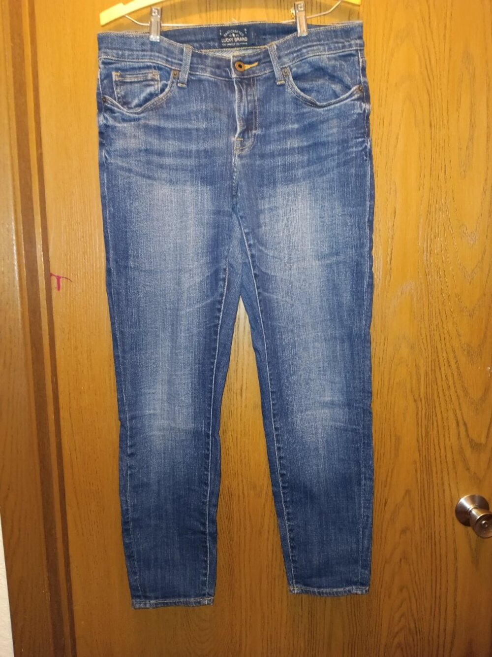 Lucky Brand women's 'Sienna Cigarette' stretch blue jeans sz 4 / 27